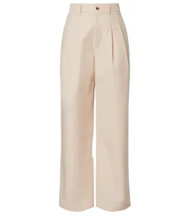 Wardrobe.NYC Wardrobe. NYC Pleated cotton-blend wide-leg pants | Thumbnail 1