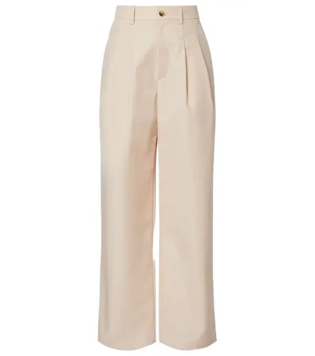 Wardrobe.NYC Wardrobe. NYC Pleated cotton-blend wide-leg pants