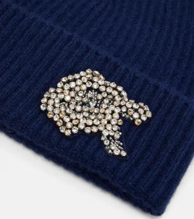 Erdem Embellished cashmere beanie | Thumbnail 3 Erdem Embellished cashmere beanie | Thumbnail 3
