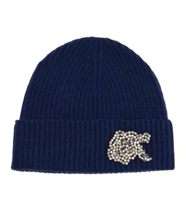 Erdem Embellished cashmere beanie | Thumbnail 1 Erdem Embellished cashmere beanie | Thumbnail 1