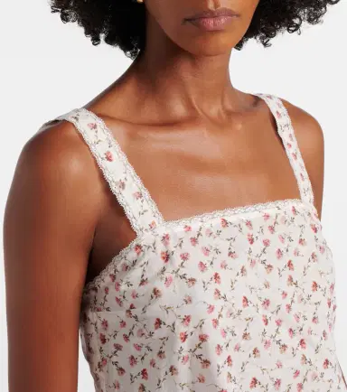 Posse Charlotte floral cotton top | Thumbnail 2