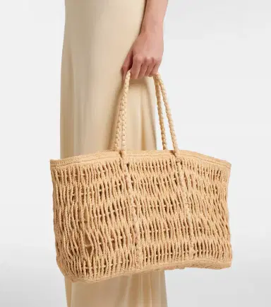 The Row Georgica Large raffia tote bag | Thumbnail 7