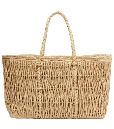 The Row Georgica Large raffia tote bag | Thumbnail 1