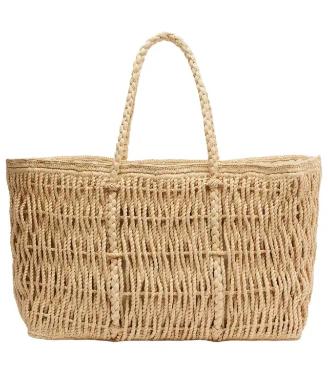 The Row Georgica raffia tote bag