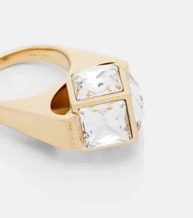 Jimmy Choo JC Cube embellished ring | Thumbnail 3