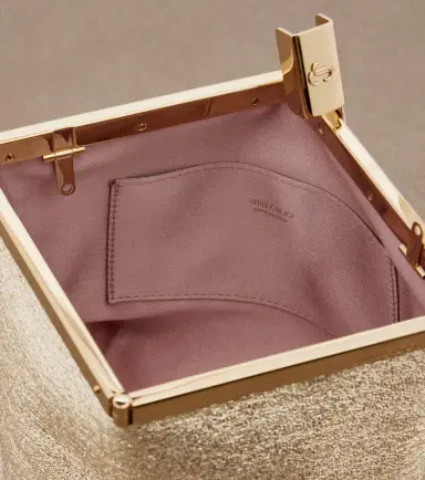 Jimmy Choo Ganache metallic leather clutch | Thumbnail 4