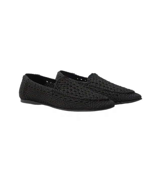 Woven loafers