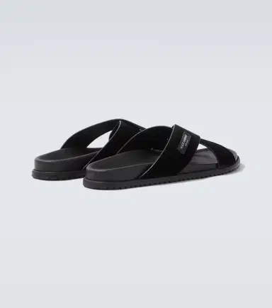 Dolce & Gabbana Logo suede sandals | Thumbnail 4