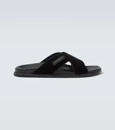 Dolce & Gabbana Logo suede sandals | Thumbnail 6
