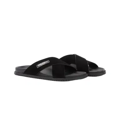 Dolce & Gabbana Logo suede sandals | Thumbnail 1