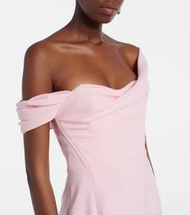 Carolina Herrera Sofia crêpe bustier gown | Thumbnail 7 Carolina Herrera Sofia crêpe bustier gown | Thumbnail 7