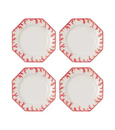 Les-Ottomans Set of 4 ceramic dinner plates | Thumbnail 1