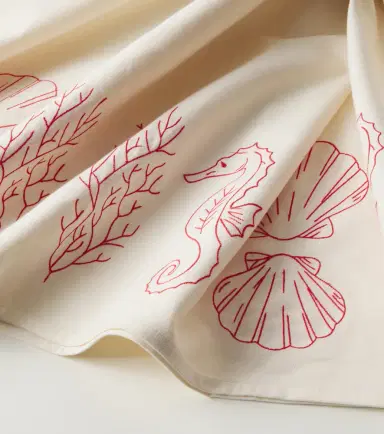 Les-Ottomans Embroidered linen tablecloth | Thumbnail 3