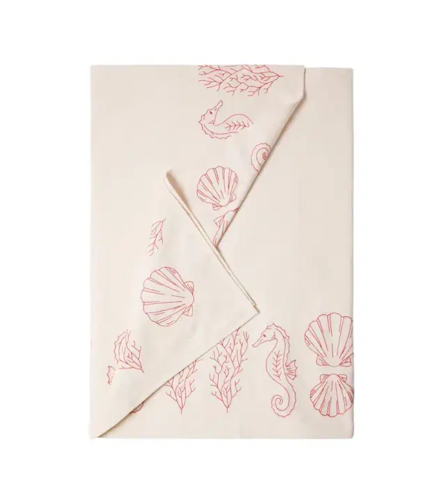 Les-Ottomans Embroidered linen tablecloth