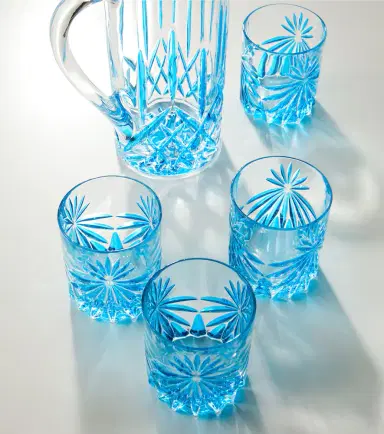 LES OTTOMANS Set of 4 crystal tumblers | Thumbnail 3