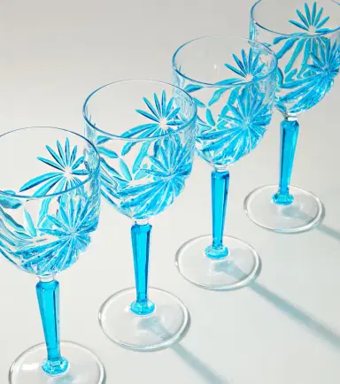 Les-Ottomans Set of 4 crystal wine glasses | Thumbnail 2
