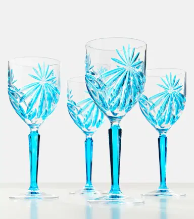 Les-Ottomans Set of 4 crystal wine glasses | Thumbnail 3