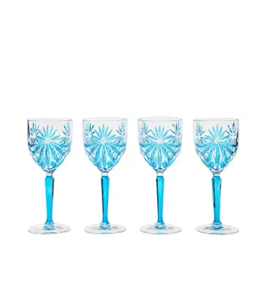 Les-Ottomans Set of 4 crystal wine glasses | Thumbnail 1