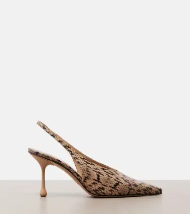 Jimmy Choo Isa snake-effect leather slingback pumps | Thumbnail 2 Jimmy Choo Isa snake-effect leather slingback pumps | Thumbnail 2