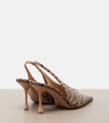Jimmy Choo Isa snake-effect leather slingback pumps | Thumbnail 3 Jimmy Choo Isa snake-effect leather slingback pumps | Thumbnail 3