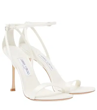 Jimmy Choo Moza satin sandals | Thumbnail 1 Jimmy Choo Moza satin sandals | Thumbnail 1