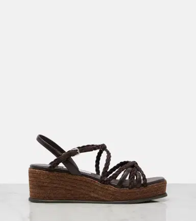 Jimmy Choo Nyra braided suede espadrille wedges | Thumbnail 4