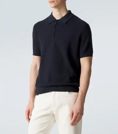 Brioni Cotton, silk, and cashmere polo shirt | Thumbnail 2 Brioni Cotton, silk, and cashmere polo shirt | Thumbnail 2