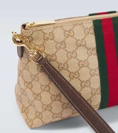 Gucci Small GG canvas pouch | Thumbnail 3
