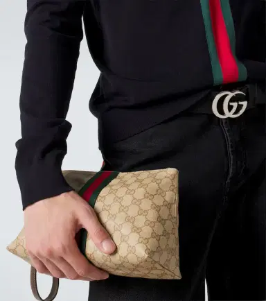 Gucci Small GG canvas pouch | Thumbnail 6