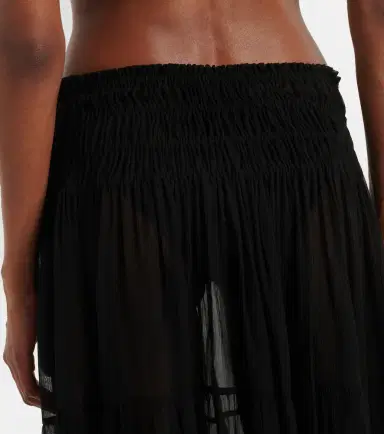 Eres Irresistible silk chiffon maxi skirt | Thumbnail 3 Eres Irresistible silk chiffon maxi skirt | Thumbnail 3