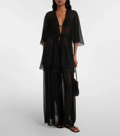 Eres Irresistible silk chiffon maxi skirt | Thumbnail 5 Eres Irresistible silk chiffon maxi skirt | Thumbnail 5