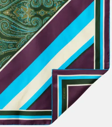 ALÉMAIS Alémais Joni printed silk twill scarf | Thumbnail 3