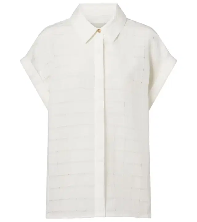 Asceno Andra linen and cotton checked shirt