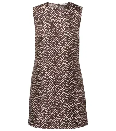 Asceno Sintra polka-dot silk twill minidress | Thumbnail 1