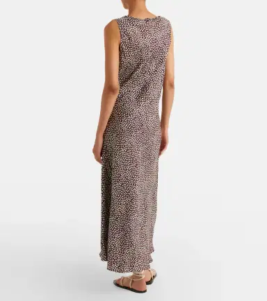 ASCENO Provence polka-dot silk twill slip dress | Thumbnail 2 ASCENO Provence polka-dot silk twill slip dress | Thumbnail 2
