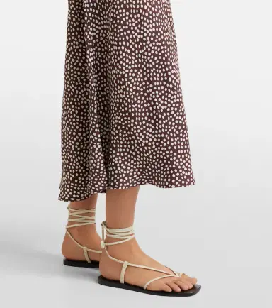 ASCENO Provence polka-dot silk twill slip dress | Thumbnail 4 ASCENO Provence polka-dot silk twill slip dress | Thumbnail 4