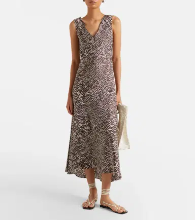 ASCENO Provence polka-dot silk twill slip dress | Thumbnail 5 ASCENO Provence polka-dot silk twill slip dress | Thumbnail 5