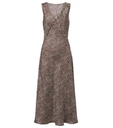 ASCENO Provence polka-dot silk twill slip dress | Thumbnail 1 ASCENO Provence polka-dot silk twill slip dress | Thumbnail 1