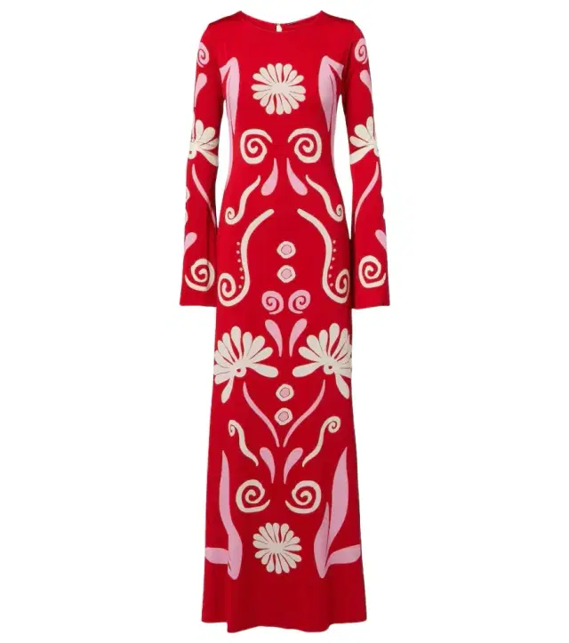 Amay printed maxi dress