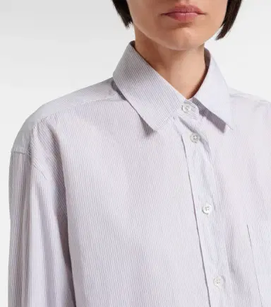The Row Gavina pinstripe cotton poplin shirt | Thumbnail 3 The Row Gavina pinstripe cotton poplin shirt | Thumbnail 3