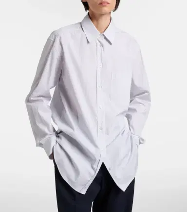 The Row Gavina pinstripe cotton poplin shirt | Thumbnail 4 The Row Gavina pinstripe cotton poplin shirt | Thumbnail 4