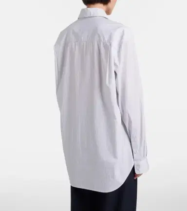The Row Gavina pinstripe cotton poplin shirt | Thumbnail 6 The Row Gavina pinstripe cotton poplin shirt | Thumbnail 6