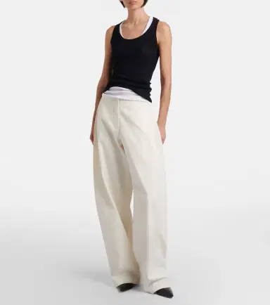 The Row Galileo cotton and silk barrel-leg pants | Thumbnail 4 The Row Galileo cotton and silk barrel-leg pants | Thumbnail 4