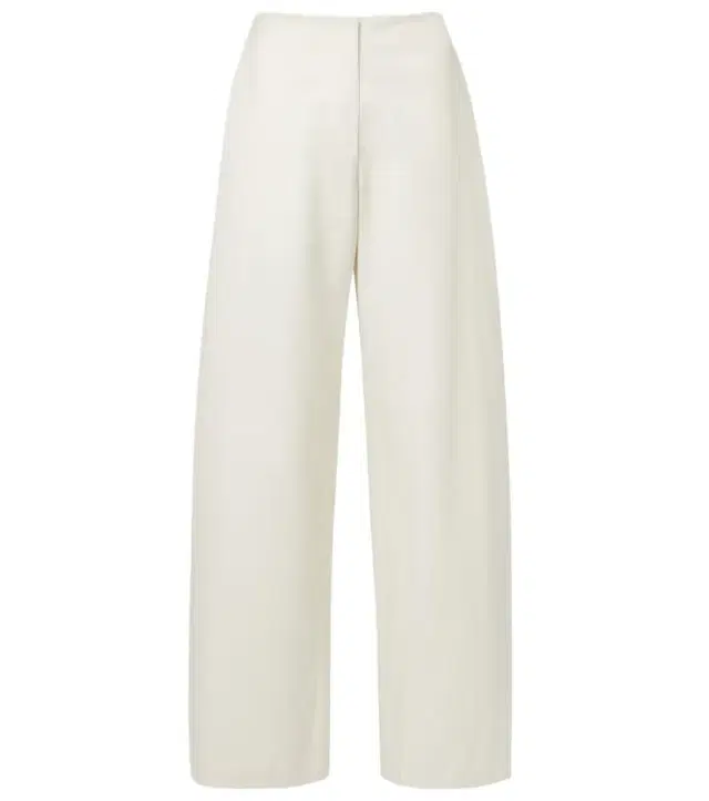 The Row Galileo cotton and silk barrel-leg pants