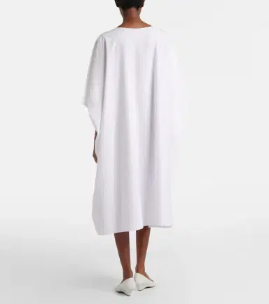 The Row Julen cotton poplin midi dress | Thumbnail 3