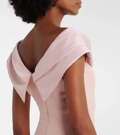 Solace London Adele satin-trimmed gown | Thumbnail 2