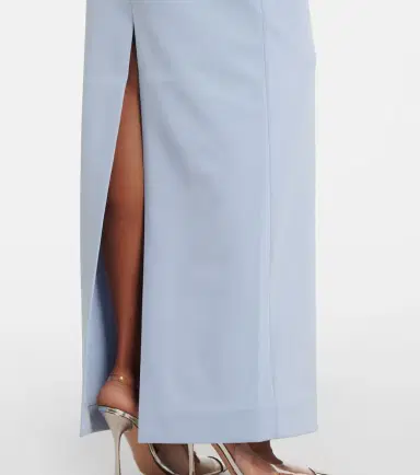 Solace London Gracie one-shoulder satin-trimmed gown | Thumbnail 4 Solace London Gracie one-shoulder satin-trimmed gown | Thumbnail 4