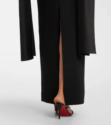 Solace London Annie scarf-detail gown | Thumbnail 5