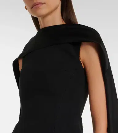 Solace London Annie scarf-detail gown | Thumbnail 6