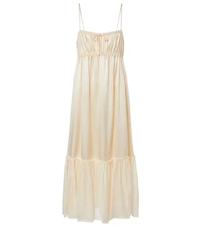 Ulla Johnson Marielle ruched silk midi dress